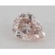 0.20 Carat, Natural Fancy Light Pink, Pear Shape, I1 Clarity, GIA