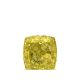 1.54 carat, Fancy Intense Greenish Yellow, Cushion, GIA