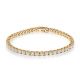9.07 carat, Tennis Bracelet, H Color, 15gr. 18K Gold