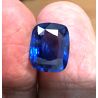 14.22ct. Natural Blue Sapphire, Cushion Shape, None Heated, GRS certified