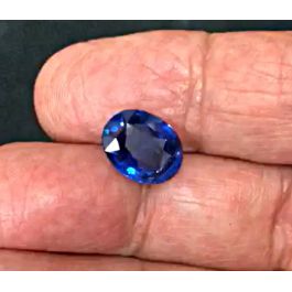 7.03ct, Natural Blue Sapphire, Oval, CDC certified