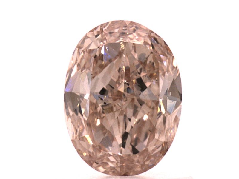 0.82 carat, Natural Fancy Brown-Pink, GIA