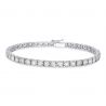 3.00 carat, Illusion Tennis Bracelet, G-H color, 14K