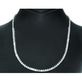 5.50 carat Tennis Necklace, G-H Color, 14K
