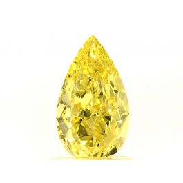 1.15ct., Natural Fancy Intense Yellow, Pear, VVS2, GIA