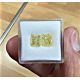 4.41ct., Pair of Natural Fancy Yellow, Radiant Shape, IF-VS Clarity, GIA