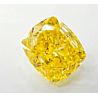 2.04ct Fancy Vivid Yellow, Cushion, GIA