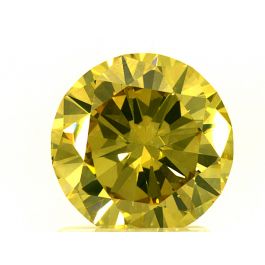 1.56 carat, Fancy Intense Greenish Yellow, GIA