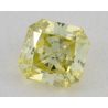 0.29 Carat, Natural Fancy Yellow, Radiant Shape, I1 Clarity, IGI