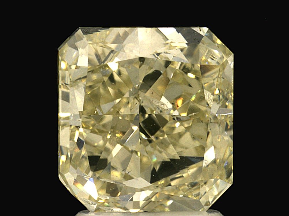 3.01ct, Fancy Yellow, Radiant, SI2, GIA