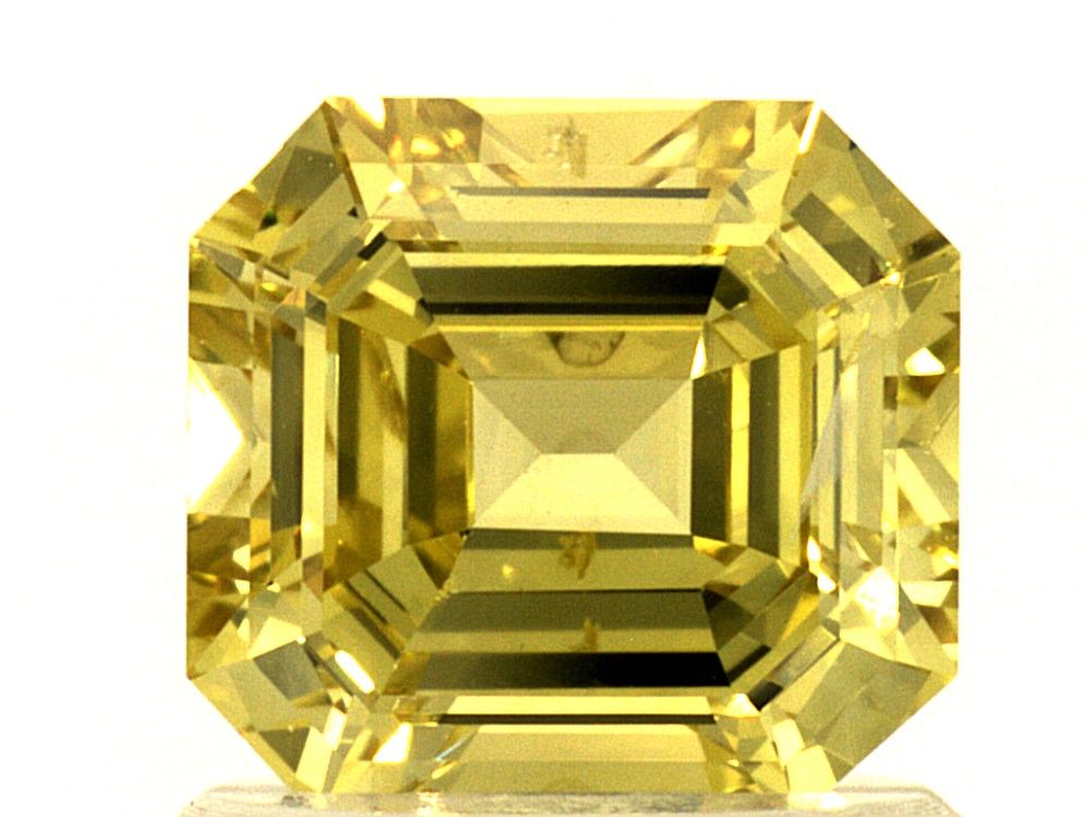 1.04, Fancy Vivid Yellow, Emerald Cut, GIA