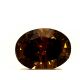 1.27ct, Fancy Deep Brown-Orange, Oval, GIA