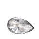 4.20ct, Fancy Gray, Pearshape, GIA