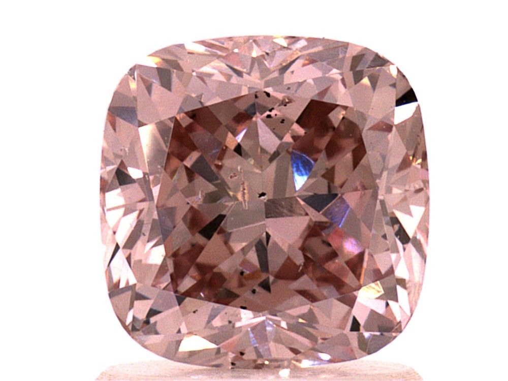 1.61ct, Fancy Brownish Orangy Pink, SI2, GIA