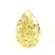 Pair of 5.03 & 5.01ct, Fancy Light Yellow, Pearshape, GIA