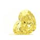 1.05ct, Fancy Yellow, Heartshape, GIA