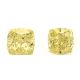 Pair of 6.02ct, Fancy Yellow, Cushion, GIA