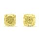 Pair of 2.17ct, Fancy Light Yellow, Cushion, GIA