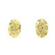 Pair of 1.72ct Fancy Light Yellow, Oval, GIA