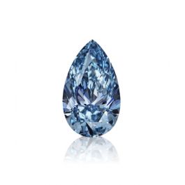 2.02ct., Natural Fancy Vivid Blue, Pear Shape, VVS1 Clarity, GIA