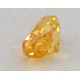 0.29 Carat, Natural Fancy Vivid Orangy Yellow, Oval Shape, SI1 Clarity, GIA