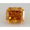 0.20 Carat, Natural Fancy Vivid Orange, Radiant Shape, VS2 Clarity, IGI