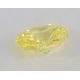 0.67 Carat, Natural Fancy Intense Yellow, Oval Shape, VS2 Clarity, GIA