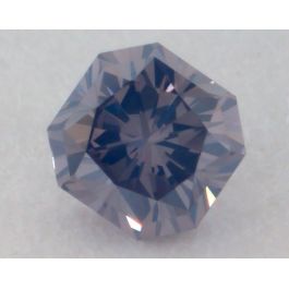0.13 Carat, Natural Fancy Violet-Gray Diamond, VS1 Clarity, Radiant Shape, GIA