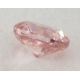 0.13 Carat, Natural Fancy Intense Brownish Pink Diamond, SI1 Clarity, Oval Shape, IGI
