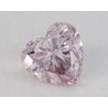 0.21 Carat, Natural Fancy Pink Diamond, SI2 Clarity, Heart Shape, IGI