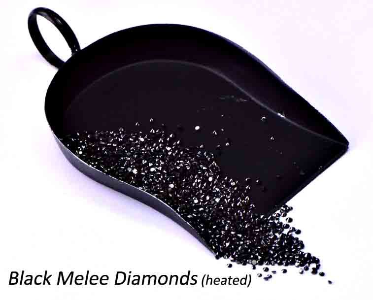 Fancy Black Diamond Melees (Heated)