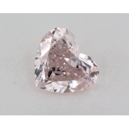 0.63 Carat, Natural Fancy Pink, Heart Shape, I1 Clarity, GIA