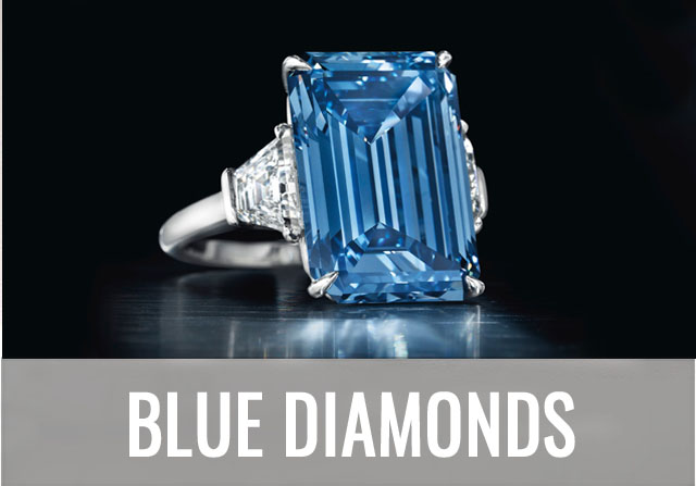 Blue diamonds